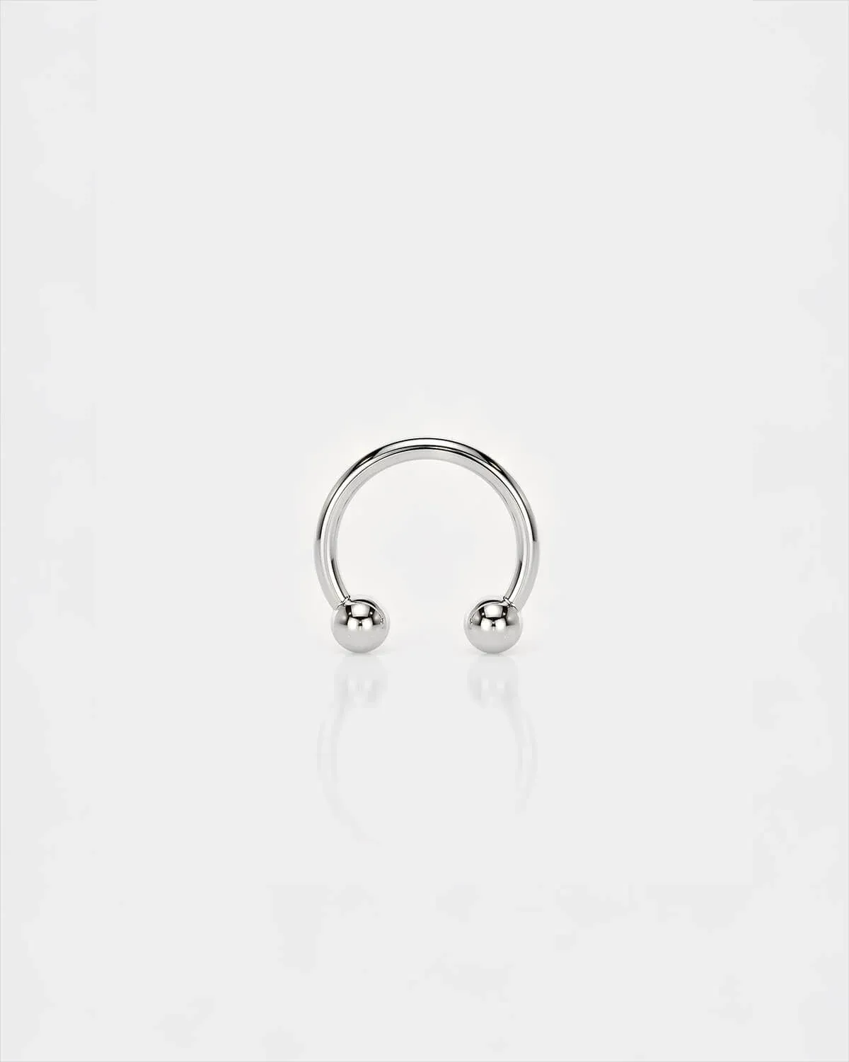 CIRCULAR BARBELL | TITANIUM | POLISHED | 16 GAUGE