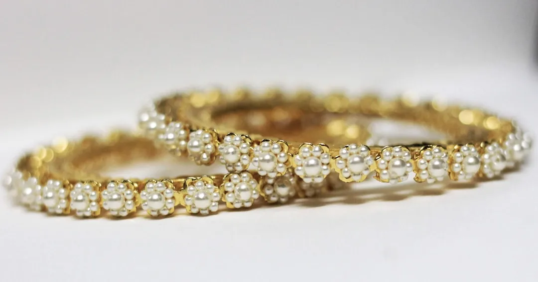 A couple of rings sitting on top of a table